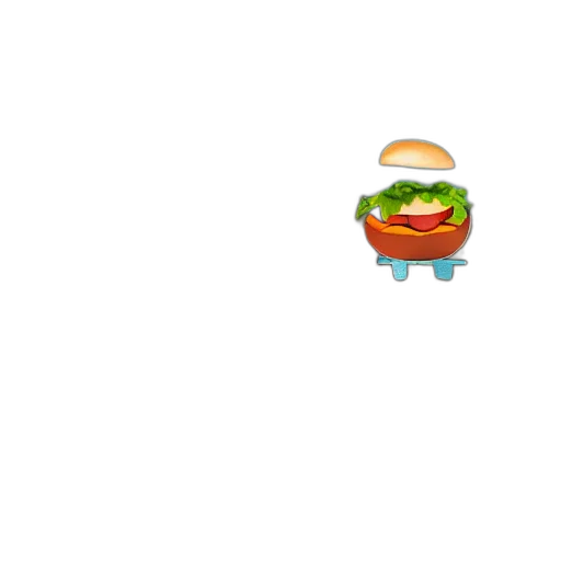 food, robot, animal, creature, pixel art, concept art, 3d render, outer space transparent PNG cut-out