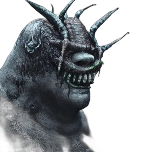 creature, mask, face, animal, concept art, fantasy art, 3d render, photorealistic transparent PNG cut-out