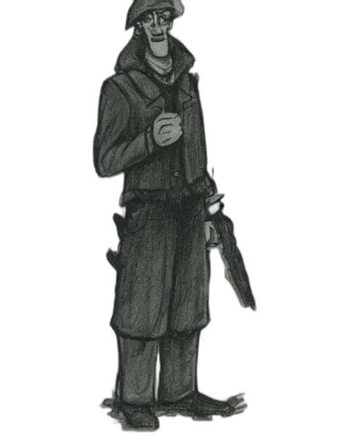 staff, jacket, weapon, sword transparent PNG cut-out