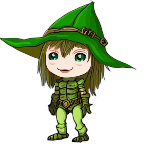 staff, dragon, hat, weapon transparent PNG cut-out
