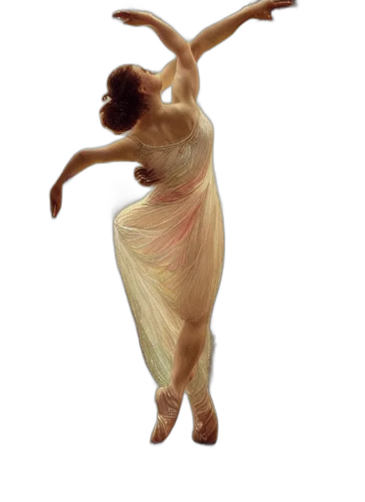 dress, photorealistic, oil painting, 3d render transparent PNG cut-out