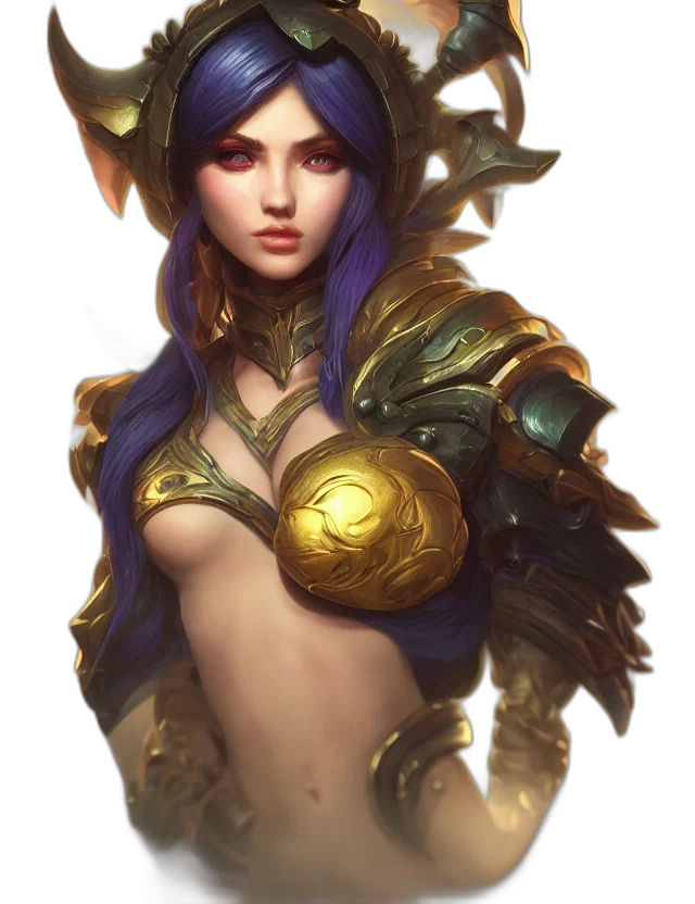crown, weapon, fantasy art, concept art, photorealistic, comic book art, golden, dark transparent PNG cut-out