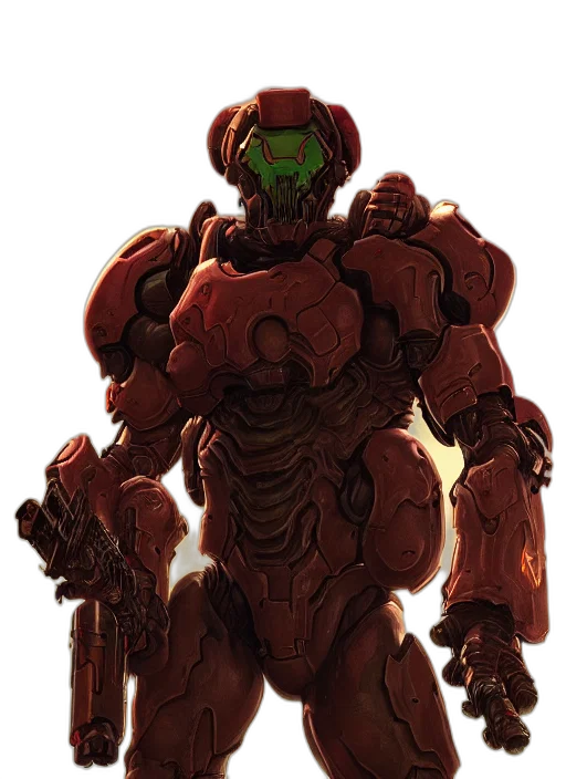 robot, weapon, concept art, comic book art transparent PNG cut-out