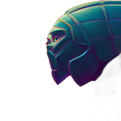 mask, robot, creature, crown transparent PNG cut-out