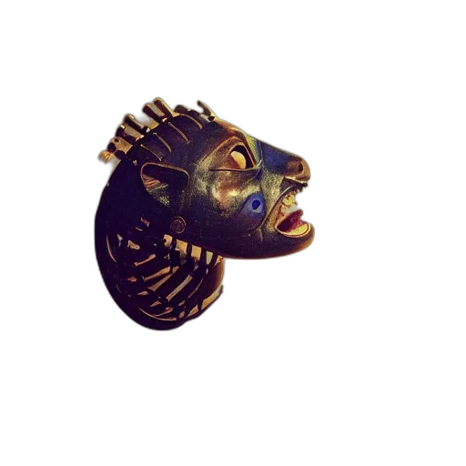 mask, jewelry, crown, dragon, 3d render, concept art, fantasy art, photorealistic transparent PNG cut-out
