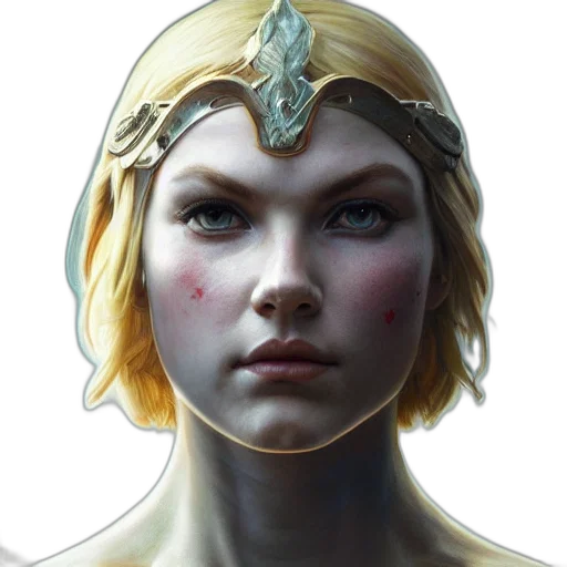 face, crown, jewelry, staff transparent PNG cut-out