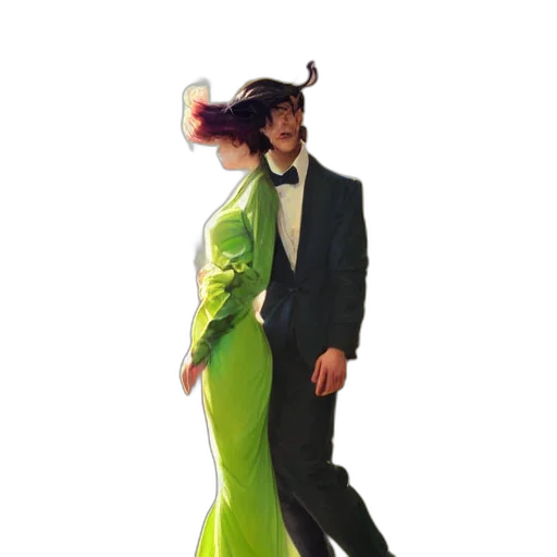 dress, umbrella, staff, concept art transparent PNG cut-out