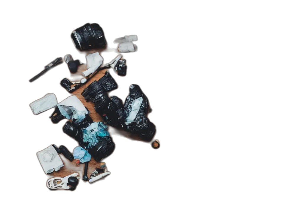 jewelry, shoes, robot, furniture transparent PNG cut-out