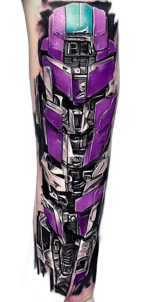 robot, dress, cyberpunk, comic book art transparent PNG cut-out