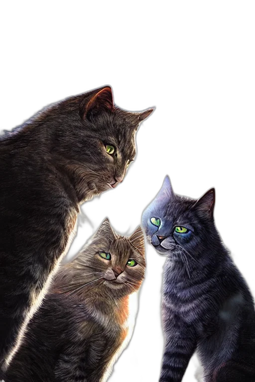 animal, photorealistic, oil painting, concept art, 3d render, movie, poster, warrior transparent PNG cut-out
