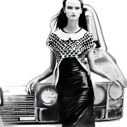 car, dress, photorealistic, concept art transparent PNG cut-out