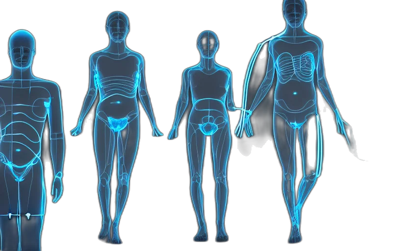 human, performance, wireframe, body transparent PNG cut-out