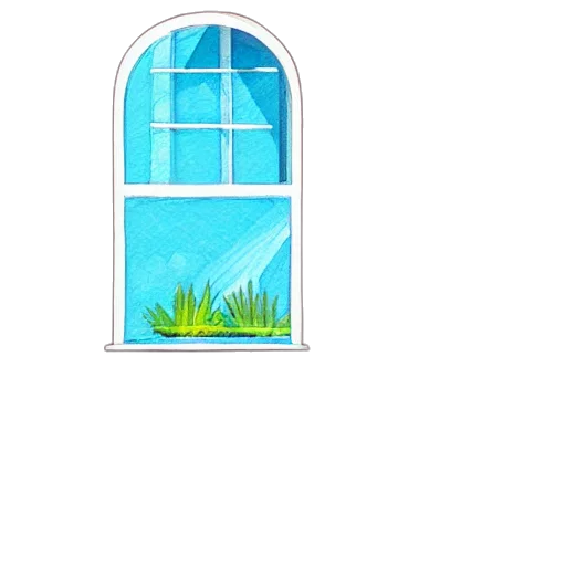 building, furniture, flower, bottle, pixel art, 3d render, concept art, watercolor transparent PNG cut-out