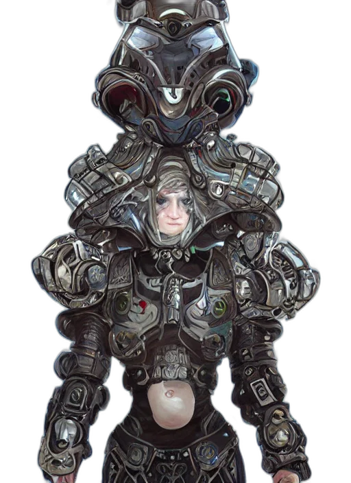 robot, mask, face, jacket, concept art, cyberpunk, fantasy art, pixel art transparent PNG cut-out