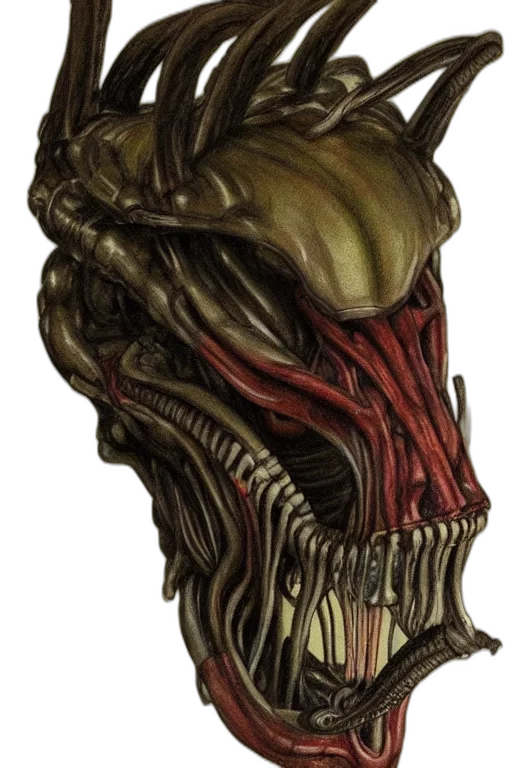 mask, creature, face, crown, concept art, 3d render, photorealistic, fantasy art transparent PNG cut-out