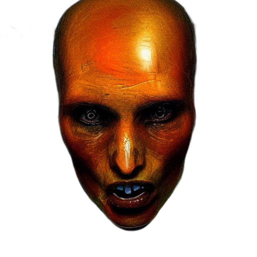 mask, face, creature, robot transparent PNG cut-out