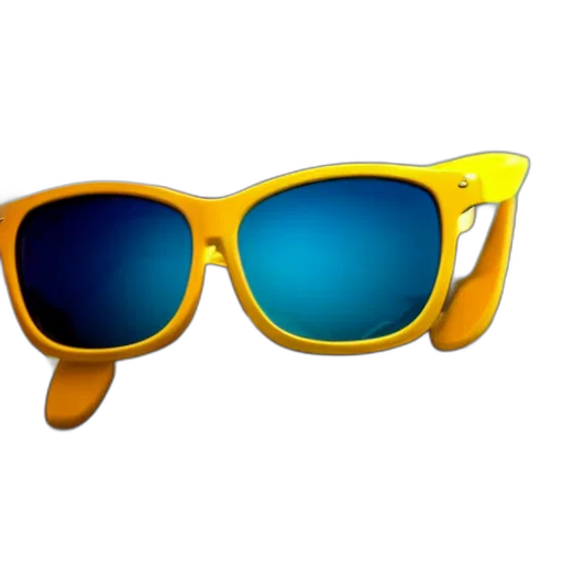 3d render, neon, colorful, blue transparent PNG cut-out