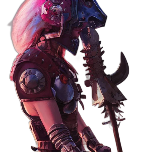 weapon, staff, sword, robot transparent PNG cut-out