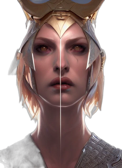 face, mask, robot, creature transparent PNG cut-out