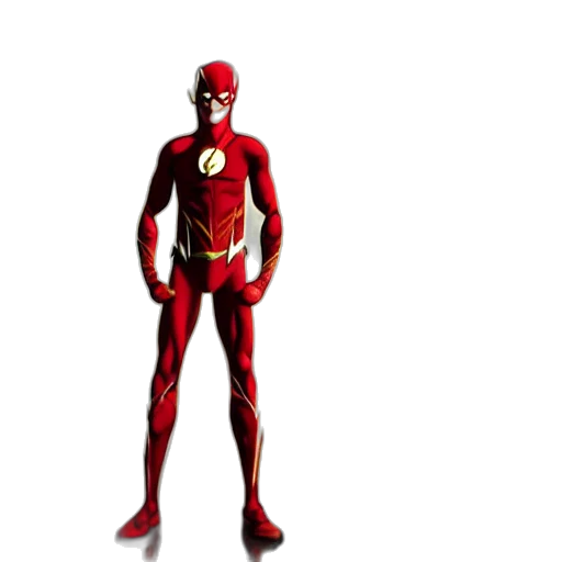 concept art, comic book art, 3d render, flash transparent PNG cut-out