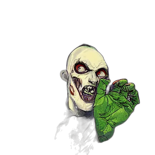 mask, face, creature, concept art transparent PNG cut-out