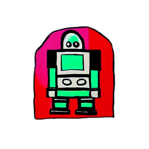 robot, jacket, face, creature transparent PNG cut-out