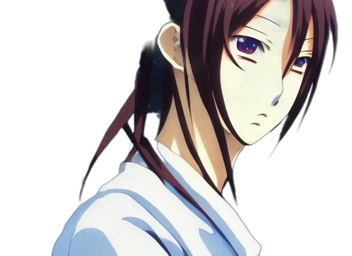 staff, face, anime, photorealistic, cartoon, concept art, blue, portrait transparent PNG cut-out