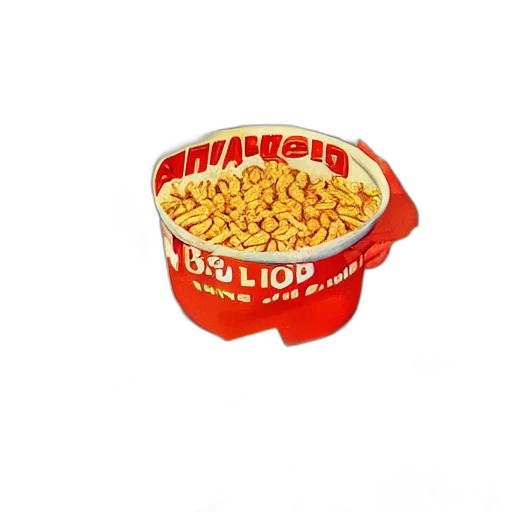 food, crown, jewelry, hat, 3d render, photorealistic, advertisement, cereal transparent PNG cut-out