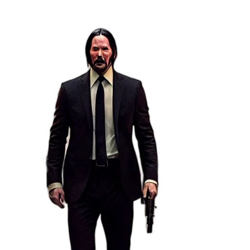 jacket, weapon, staff, animal, concept art, pixel art, 3d render, comic book art transparent PNG cut-out