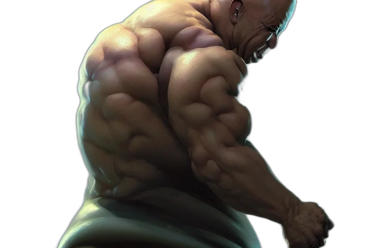 weapon, face, staff, creature transparent PNG cut-out