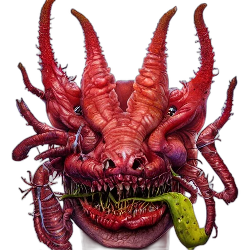 creature, mask, dragon, animal transparent PNG cut-out