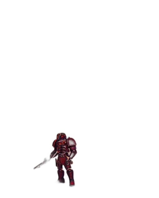 robot, sword, weapon, staff, pixel art, concept art, 3d render, fantasy art transparent PNG cut-out