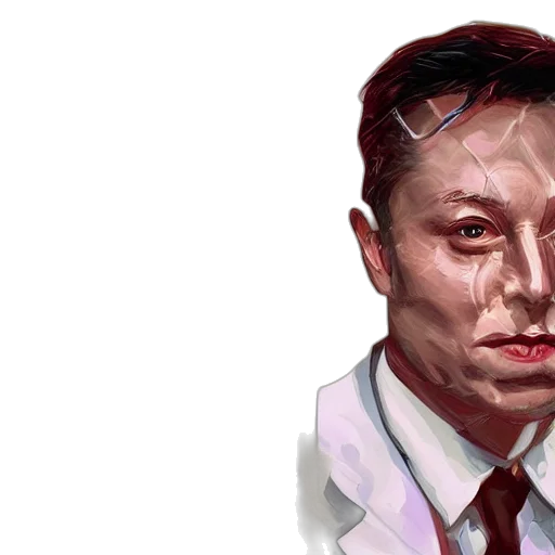 face, concept art, photorealistic, cyberpunk transparent PNG cut-out