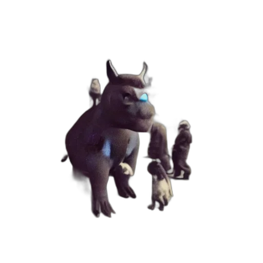 animal, creature, staff, dragon transparent PNG cut-out