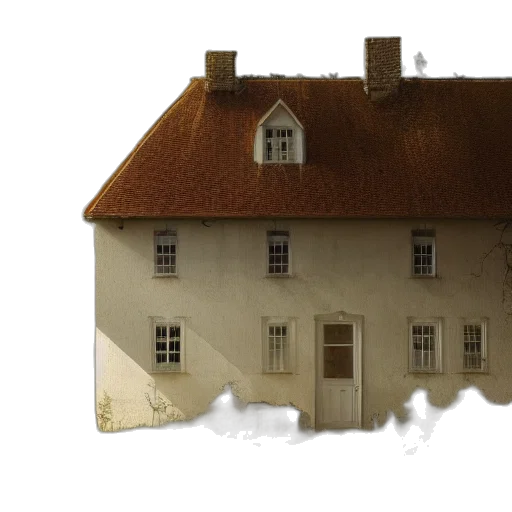 building, furniture, face, 3d render transparent PNG cut-out