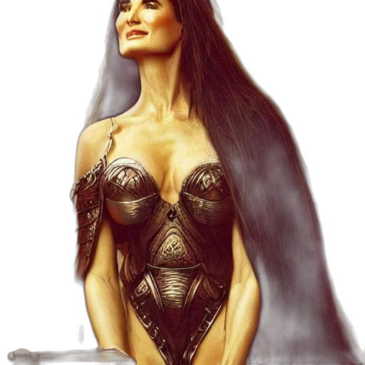 dress, jewelry, fantasy art, comic book art transparent PNG cut-out