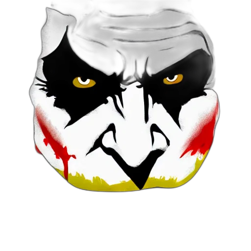 mask, face, cartoon, fantasy art transparent PNG cut-out