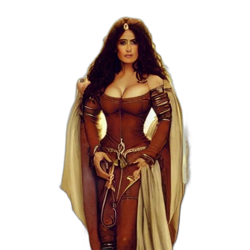 dress, fantasy art, concept art, comic book art transparent PNG cut-out
