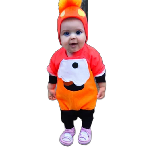 cute, baby, chick, dressed transparent PNG cut-out
