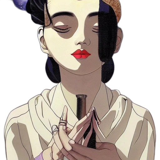 staff, jewelry, face, mask, cartoon, anime, concept art, pixel art transparent PNG cut-out