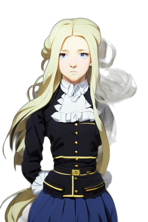 staff, dress, crown, face transparent PNG cut-out