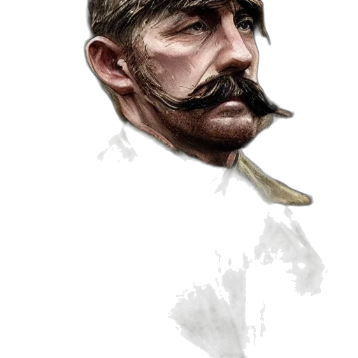 staff, face, hat, concept art, photorealistic, fantasy art, comic book art, concept transparent PNG cut-out
