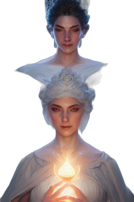 crown, face, mask, staff transparent PNG cut-out
