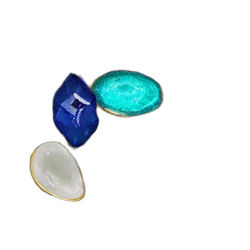 jewelry, crown, 3d render, blue transparent PNG cut-out