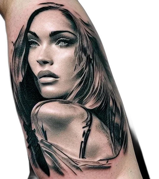 jewelry, face, photorealistic, comic book art transparent PNG cut-out