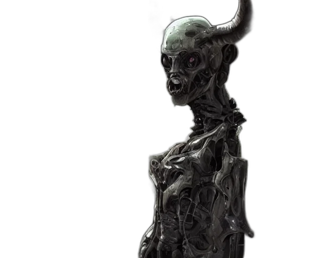 robot, dress, creature, face transparent PNG cut-out