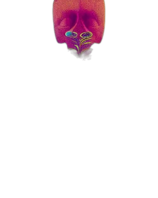 mask, creature, animal, face, 3d render, vaporwave, photorealistic, pixel art transparent PNG cut-out
