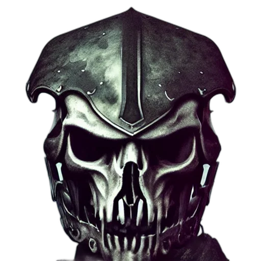 mask, face, weapon, concept art, fantasy art, comic book art, pixel art, crow transparent PNG cut-out