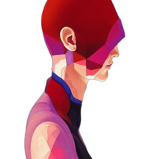 face, mask, jacket, robot transparent PNG cut-out