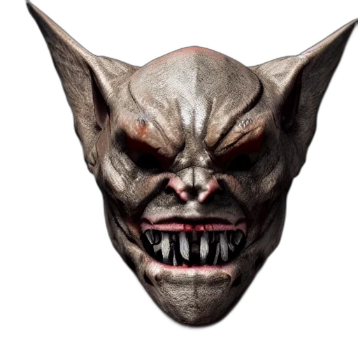 mask, face, creature, animal, concept art, 3d render, photorealistic, fantasy art transparent PNG cut-out